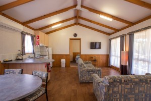 Euston Club Resort Cabin 9 lounge dining